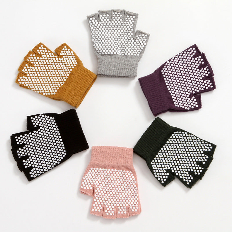 Yogcsde | Women’s Half-Finger Pilates & Yoga Training Gloves – Lightweight Grip Practice Accessory