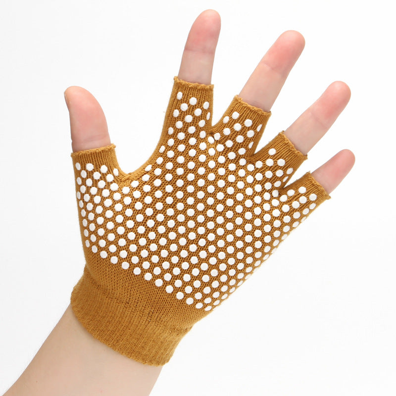 Yogcsde | Women’s Half-Finger Pilates & Yoga Training Gloves – Lightweight Grip Practice Accessory