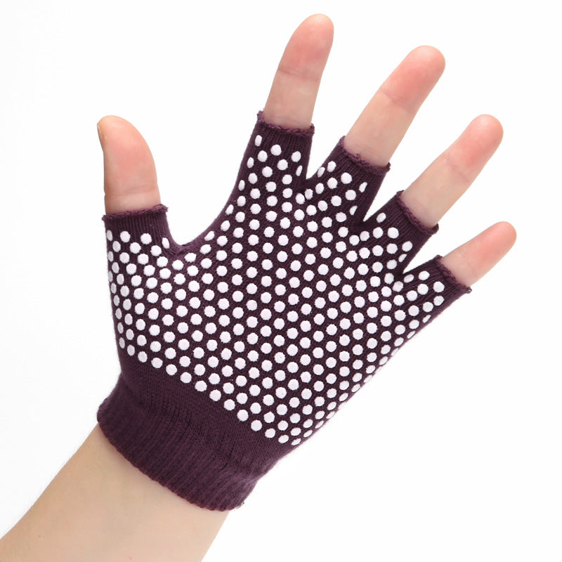 Yogcsde | Women’s Half-Finger Pilates & Yoga Training Gloves – Lightweight Grip Practice Accessory
