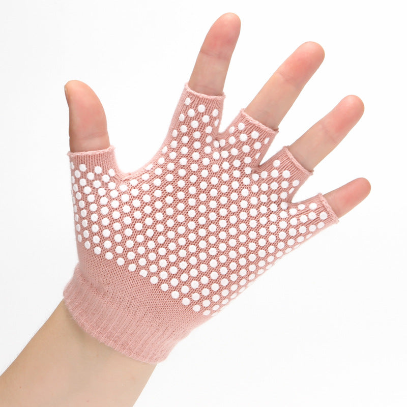 Yogcsde | Women’s Half-Finger Pilates & Yoga Training Gloves – Lightweight Grip Practice Accessory