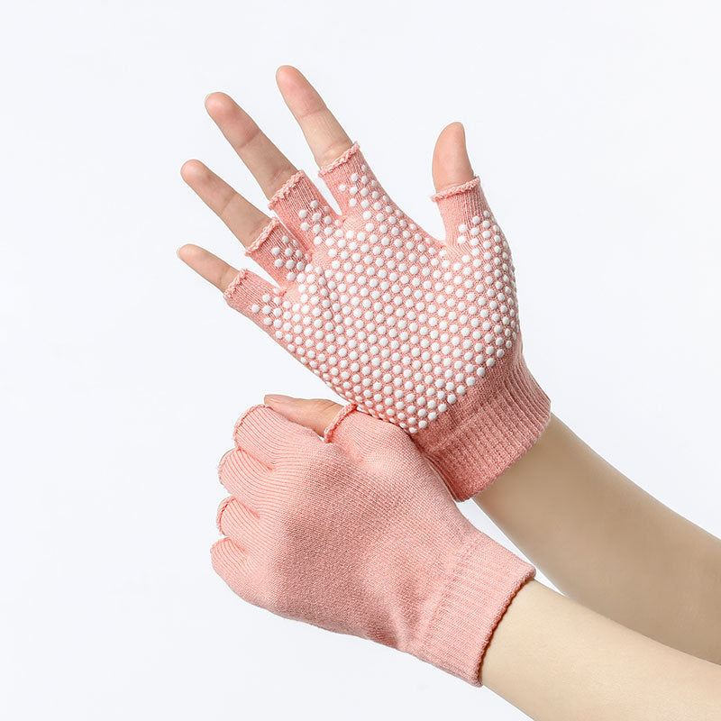 Yogcsde | Women’s Five-Finger Aerial Yoga Practice Gloves – Lightweight Bare-Finger Training Accessory