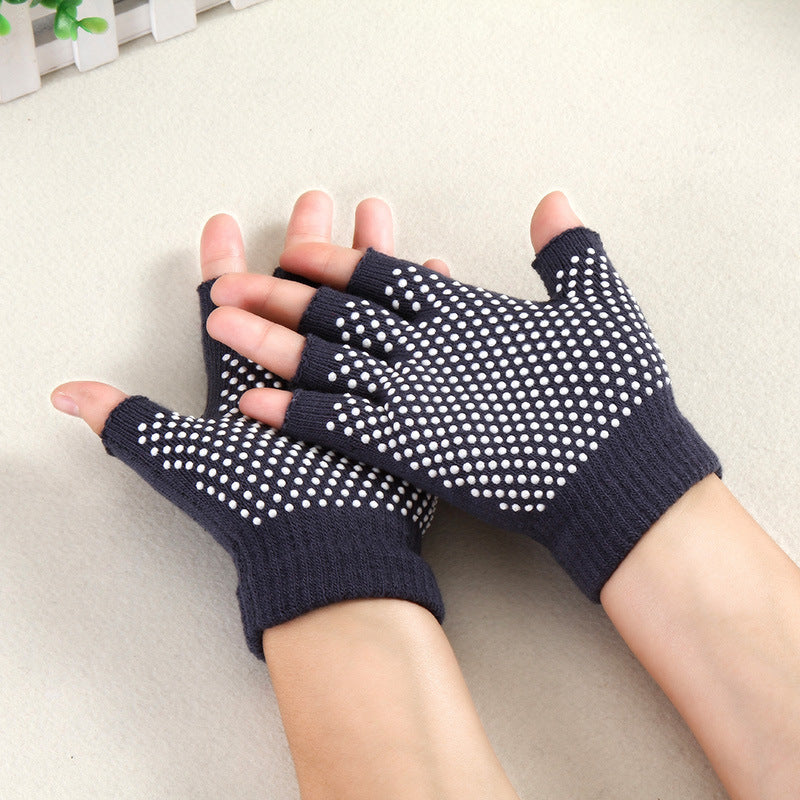 Yogcsde | Women’s Half-Finger Yoga Training Gloves – Lightweight Breathable Practice Accessory
