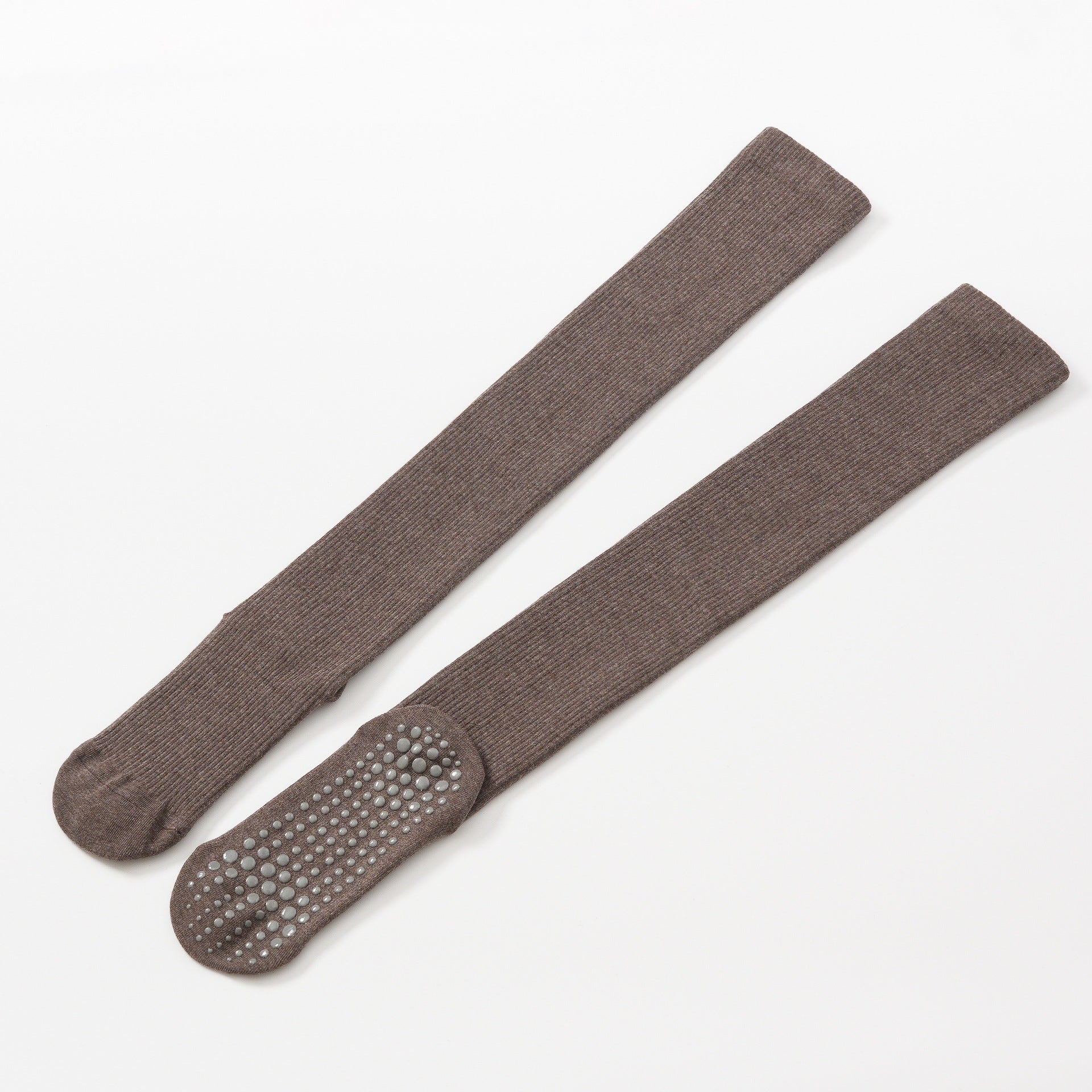 Yogcsde | Women's Autumn & Winter Maillard Over-The-Knee Compression Yoga Socks, Non-Slip Slimming Pilates Socks