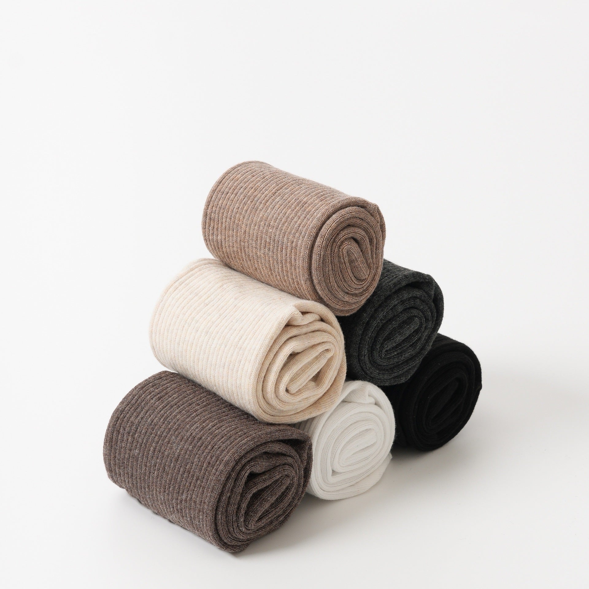 Yogcsde | Women's Autumn & Winter Maillard Over-The-Knee Compression Yoga Socks, Non-Slip Slimming Pilates Socks