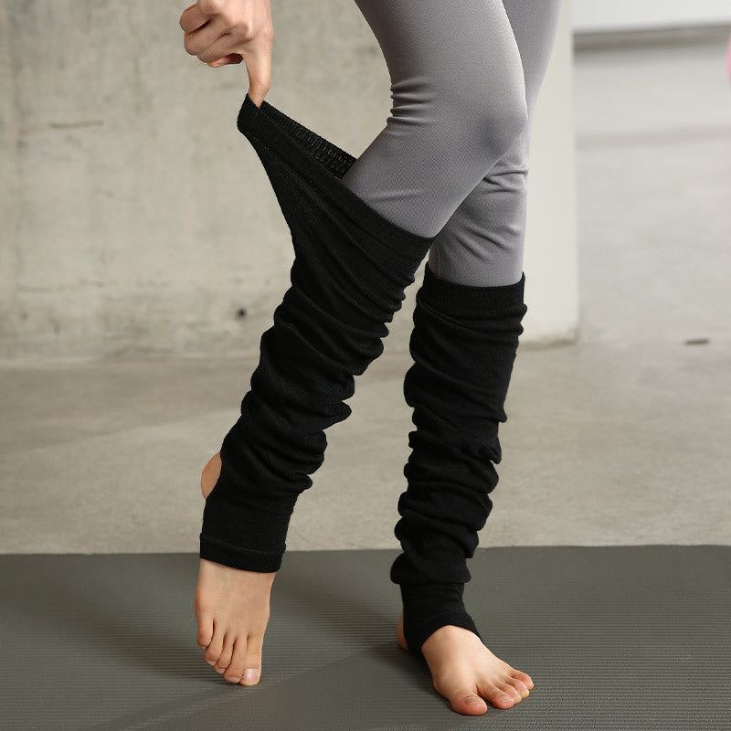 Yogcsde | Women's Over-The-Knee Long-Tube Yoga Socks, Breathable Warm Pilates Socks