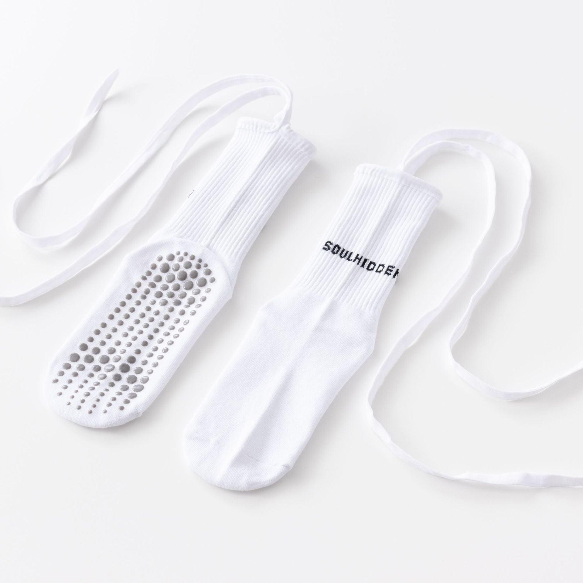 Yogcsde | Women's Strappy Yoga Socks, Slimming Non-Slip Pilates and Dance Socks for All Seasons