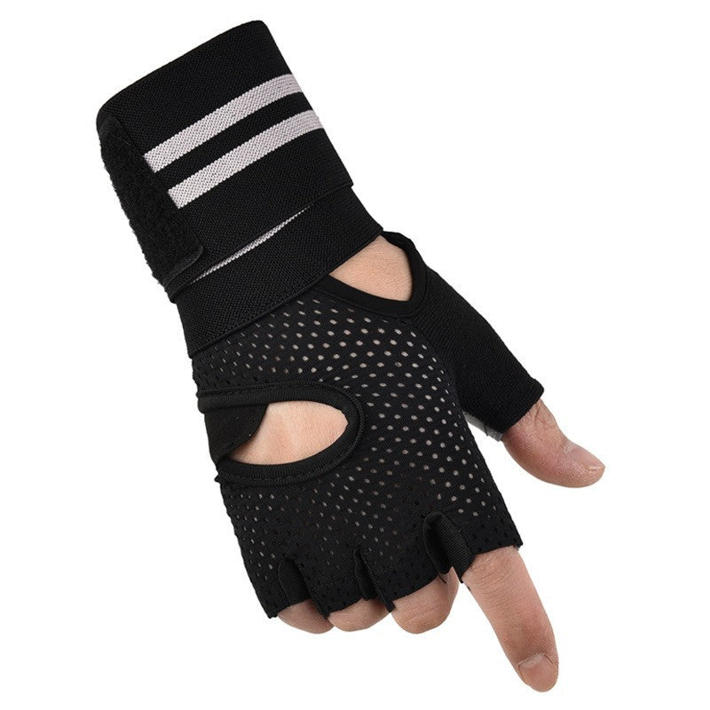 Yogcsde | Extended Half-Finger Training Gloves for Men & Women – Supportive Fit for Fitness & Exercise