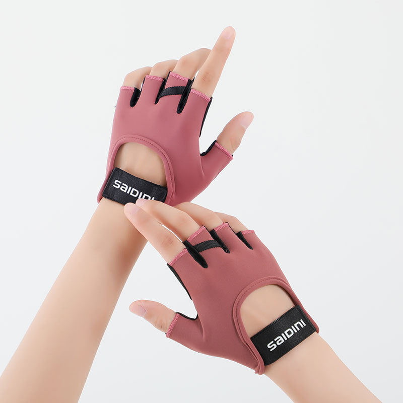 Yogcsde | Lightweight Half-Finger Fitness Gloves for Men & Women – Breathable Grip Design