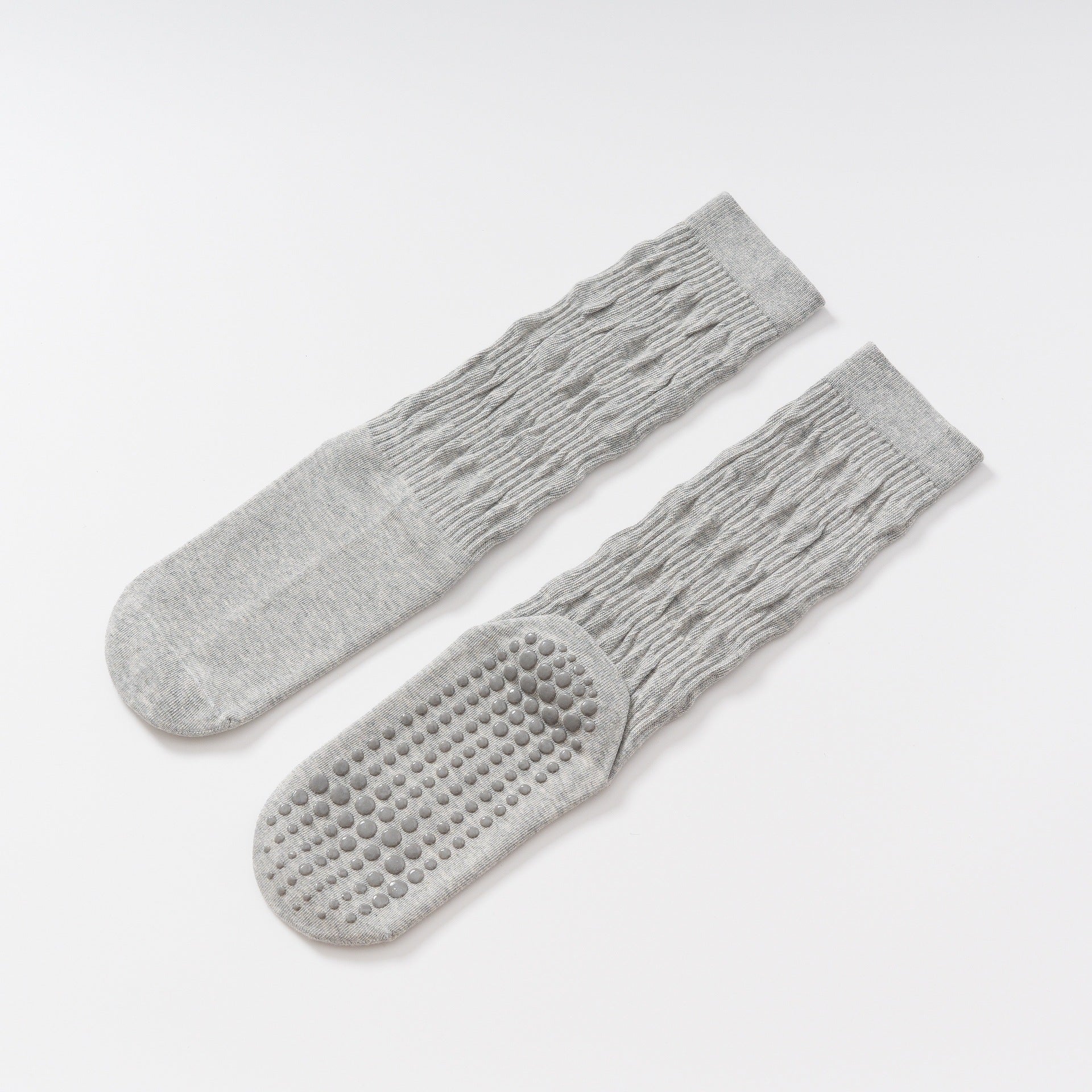 Yogcsde | Women's Autumn Maillard-Colored Yoga Socks, Non-Slip Fitness Socks for Indoor Workouts