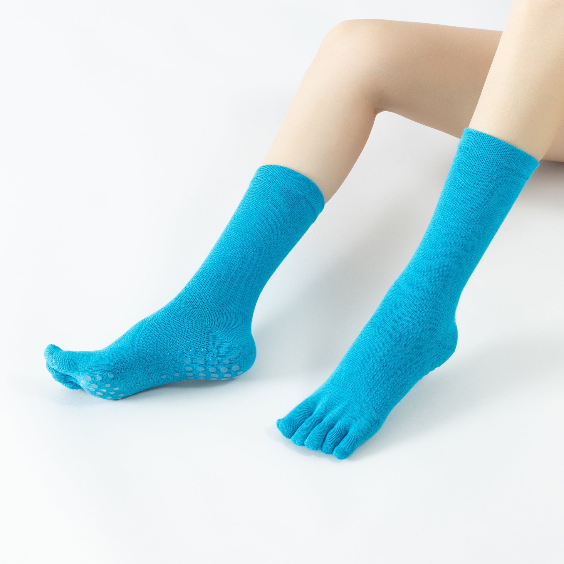 Yogcsde | Women's High-Compression Non-Slip Yoga Socks, All-Season Calf Support Socks for Fitness