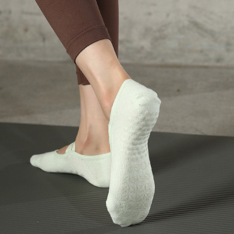 Yogcsde | Women’s Summer Yoga & Pilates Socks – Lightweight Design for Beginner Indoor Floor Practice