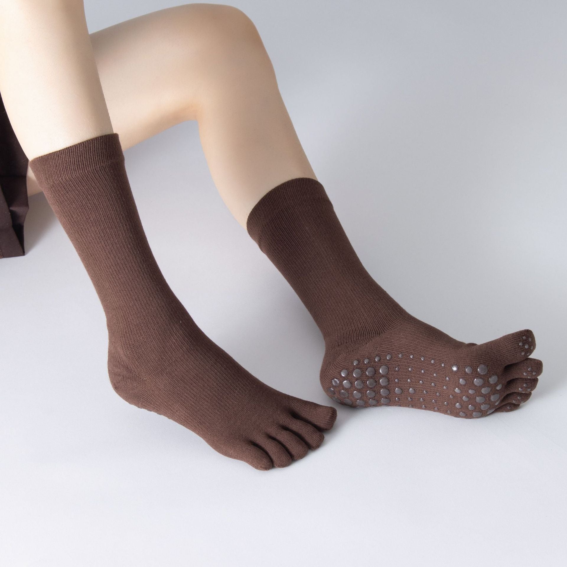 Yogcsde | Women's High-Compression Non-Slip Yoga Socks, All-Season Calf Support Socks for Fitness