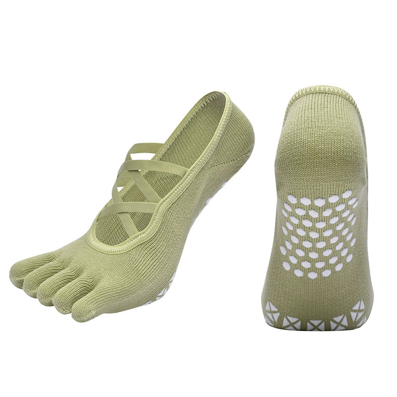 Yogcsde | Women’s Summer Five-Toe Yoga Socks – Lightweight Design for Pilates & Indoor Fitness
