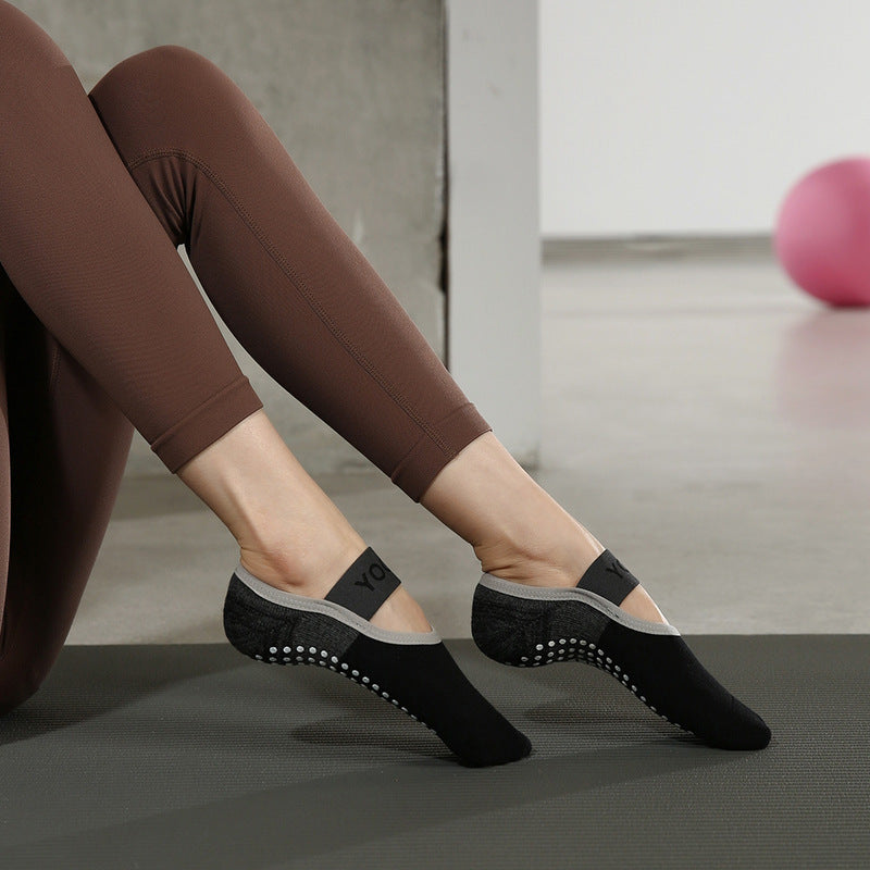 Yogcsde | Women’s Summer Pilates & Yoga Socks – Lightweight Strapped Design for Indoor Fitness