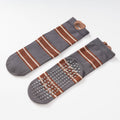 Yogcsde | Women's Early Autumn Striped Yoga Socks, Moisture-Wicking Japanese Retro Floor Socks