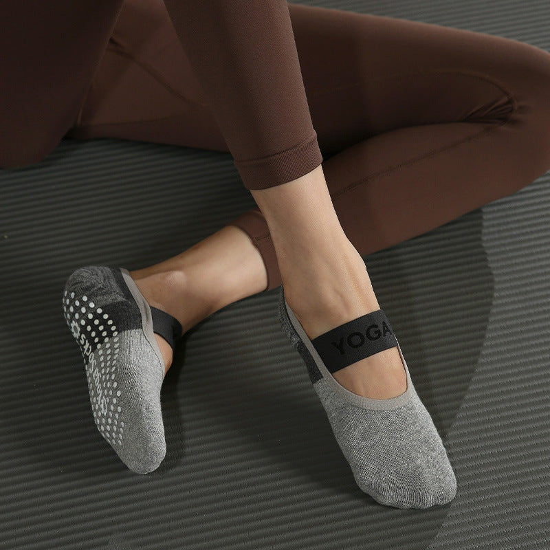 Yogcsde | Women’s Summer Pilates & Yoga Socks – Lightweight Strapped Design for Indoor Fitness