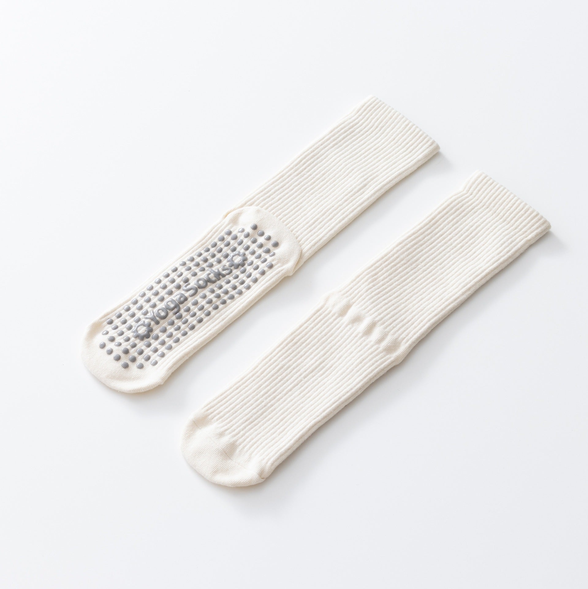 Yogcsde | Women's Compression Yoga Socks in Red, Non-Slip Pilates Socks with Anti-Shedding Design