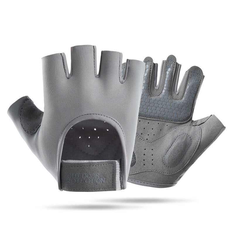 Yogcsde | Lightweight Half-Finger Fitness Gloves for Men & Women – Breathable Grip Design