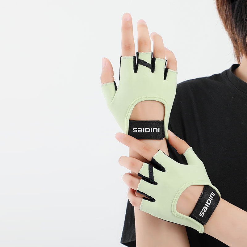 Yogcsde | Lightweight Half-Finger Fitness Gloves for Men & Women – Breathable Grip Design