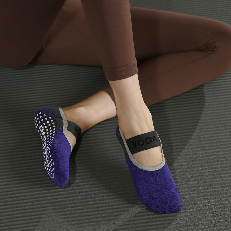 Yogcsde | Women’s Summer Pilates & Yoga Socks – Lightweight Strapped Design for Indoor Fitness