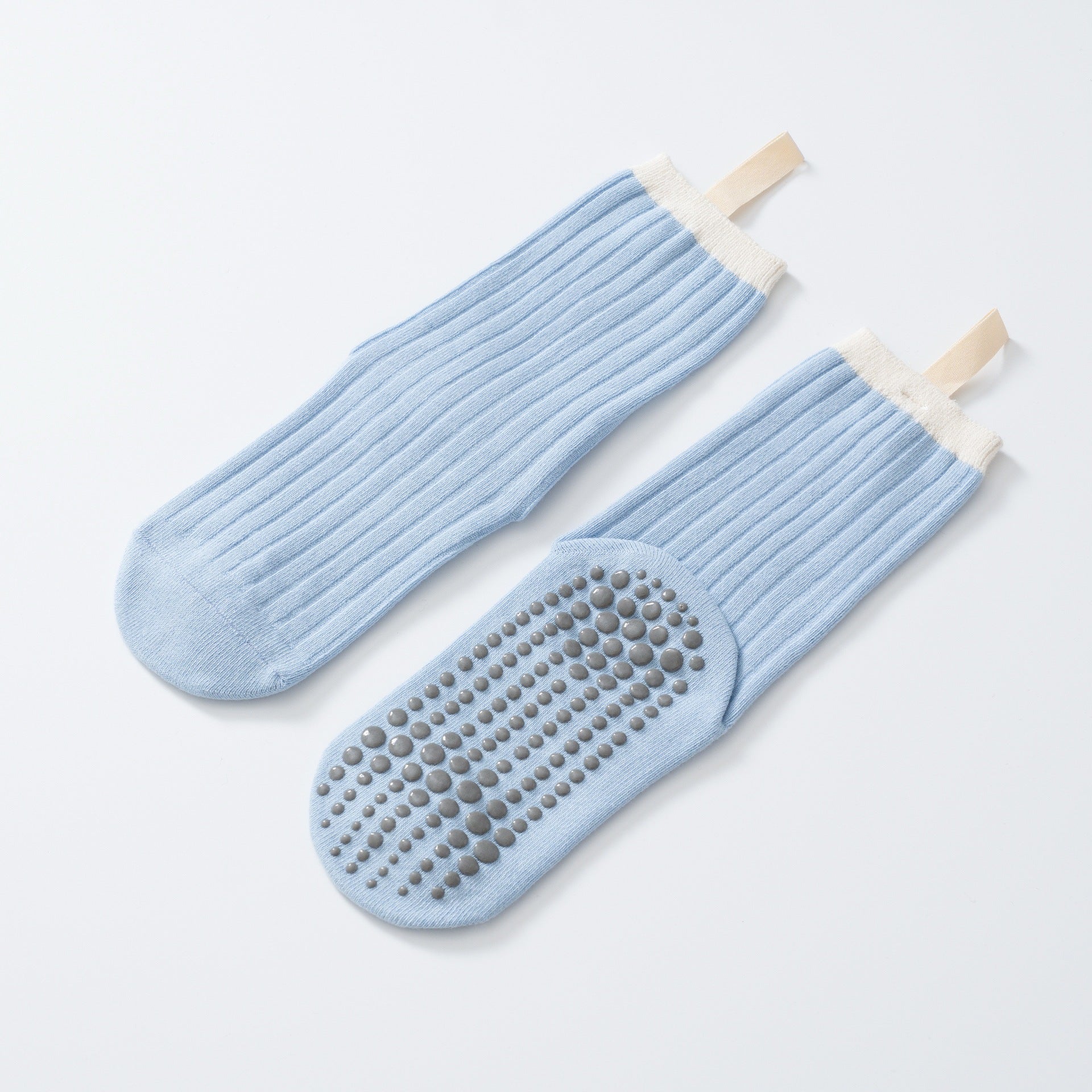 Yogcsde | Women's New College-Style Mid-Calf Yoga Socks, Non-Slip Versatile Sports Socks for All Seasons