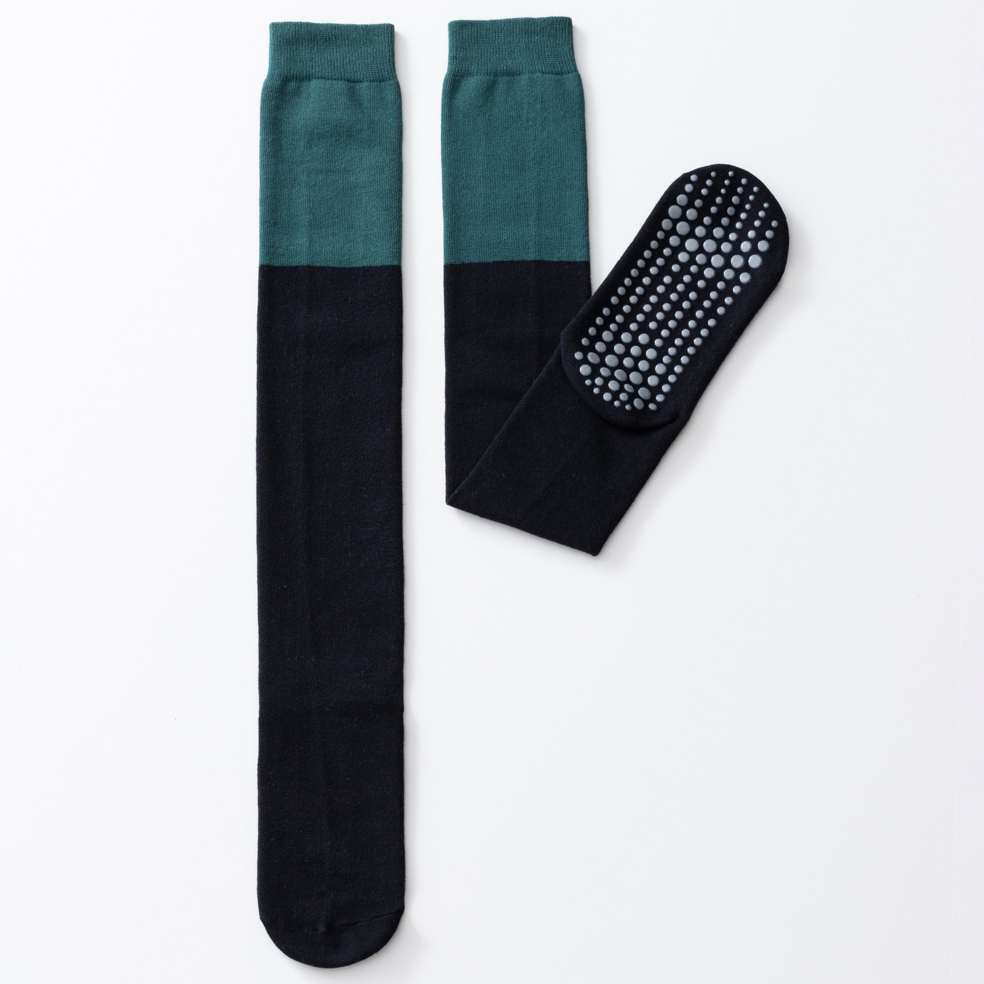 Yogcsde | Women’s Autumn & Winter Over-the-Knee Yoga Socks – Long Tube Color-Matched Design for Indoor Pilates & Fitness