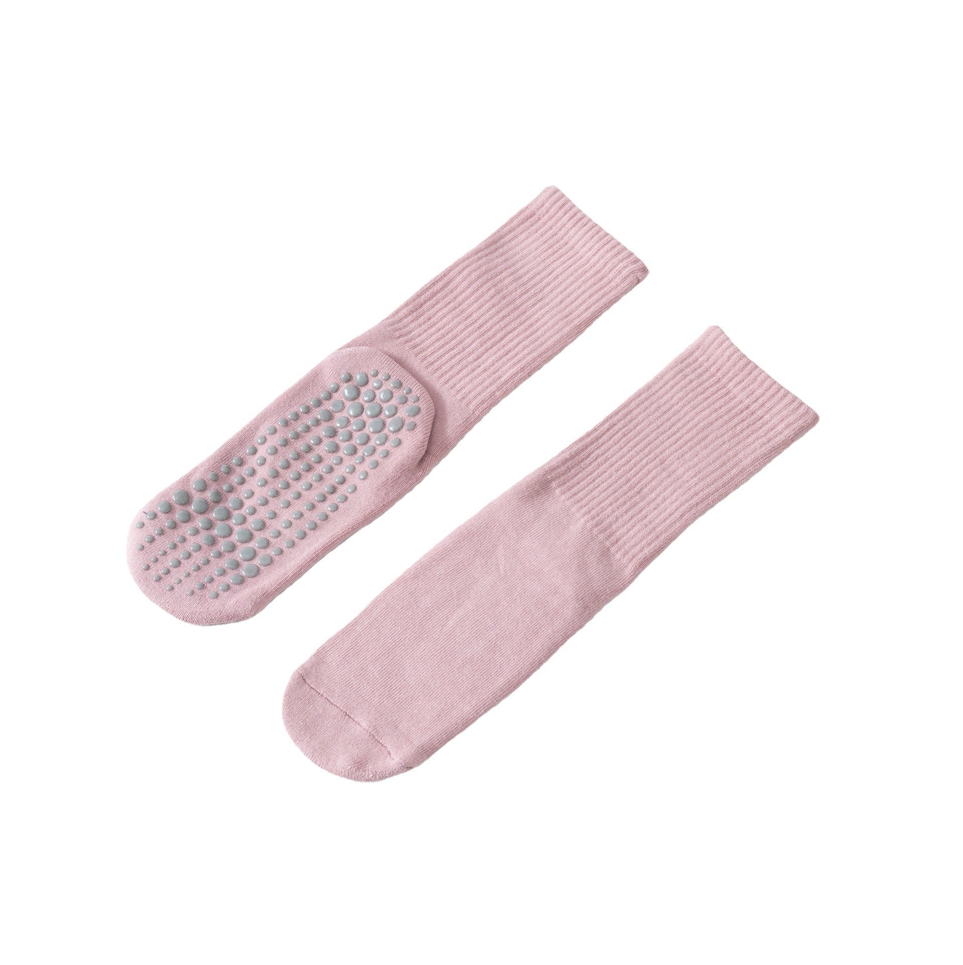 Yogcsde | Women's Mid-Calf Yoga Socks with Thick Terry Soles, Warm Non-Slip Pilates Socks