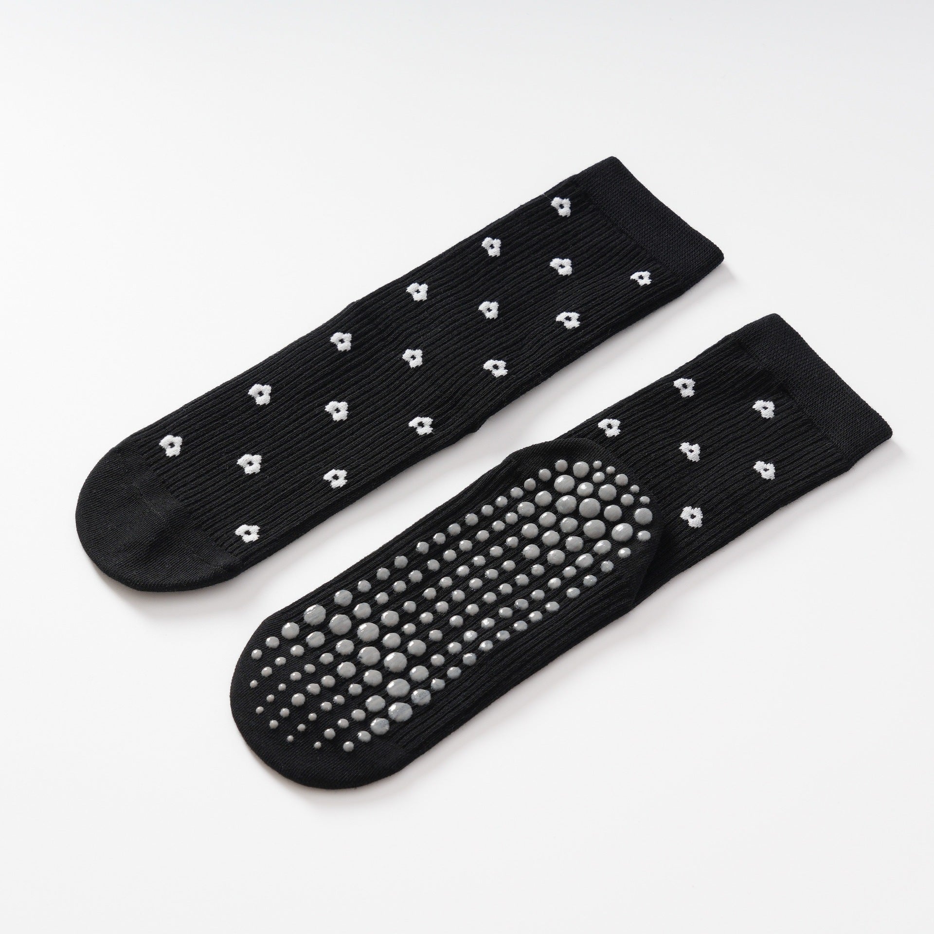 Yogcsde | Women's Non-Slip Compression Yoga Socks for Fitness and Home Workouts, Korean College Trend