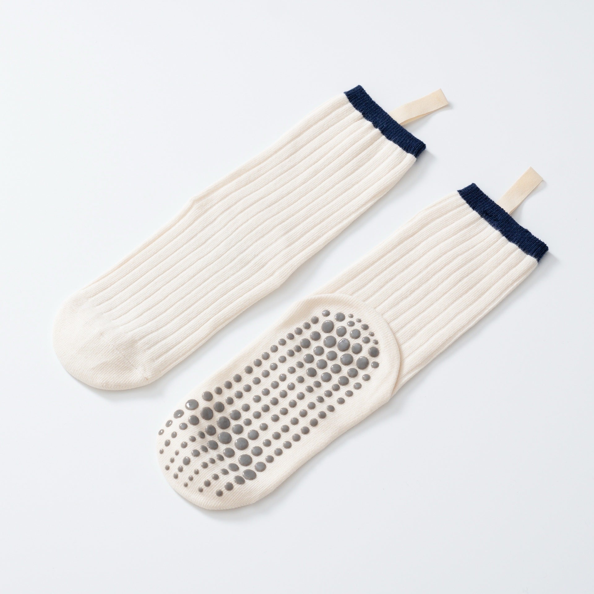 Yogcsde | Women's New College-Style Mid-Calf Yoga Socks, Non-Slip Versatile Sports Socks for All Seasons