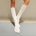 Yogcsde | Women's High-Tube Yoga Socks, Professional Non-Slip Pilates Pile Socks for Lazy Fashion