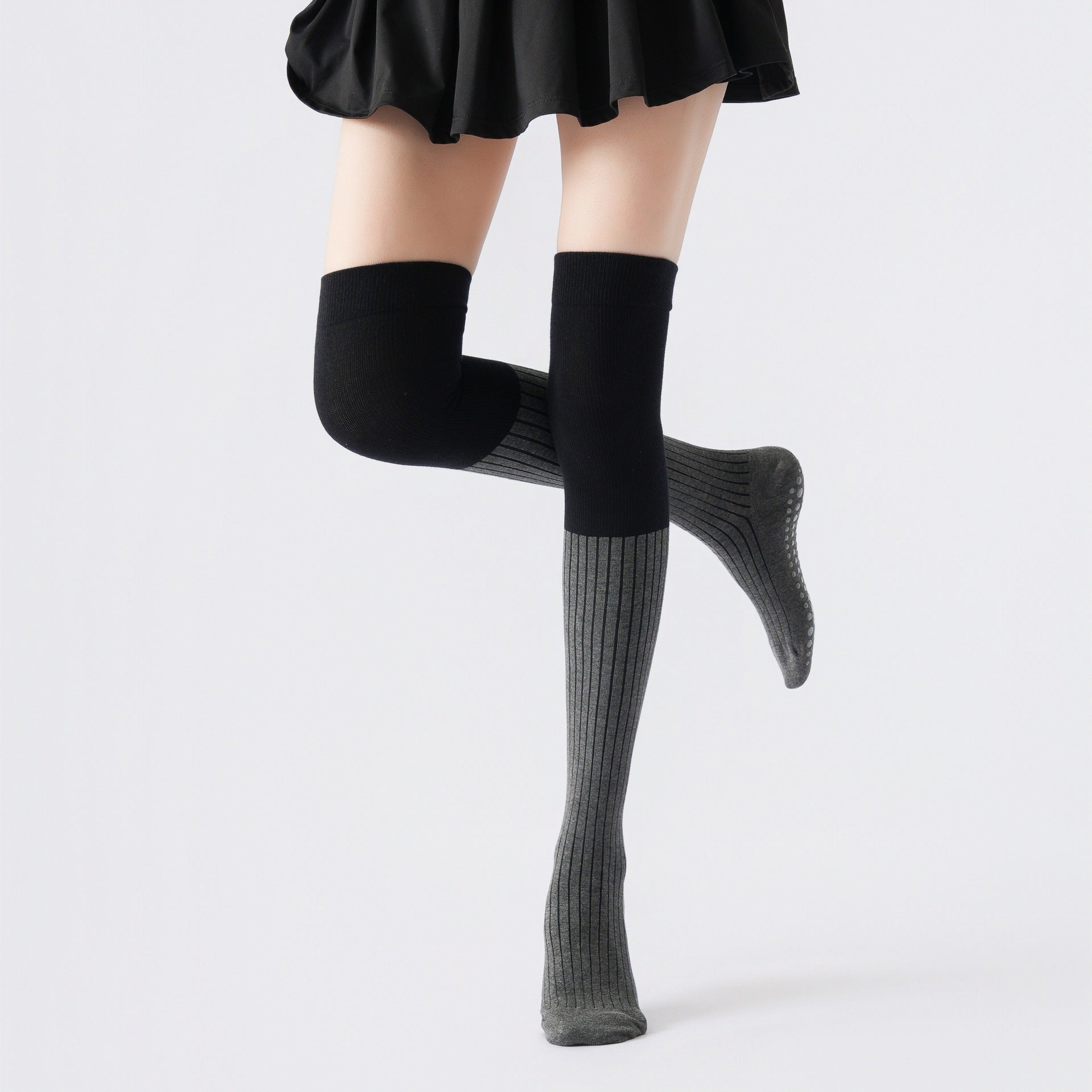 Yogcsde | Women's Autumn & Winter Over-The-Knee Compression Yoga Socks, Non-Slip Slimming Pilates Socks