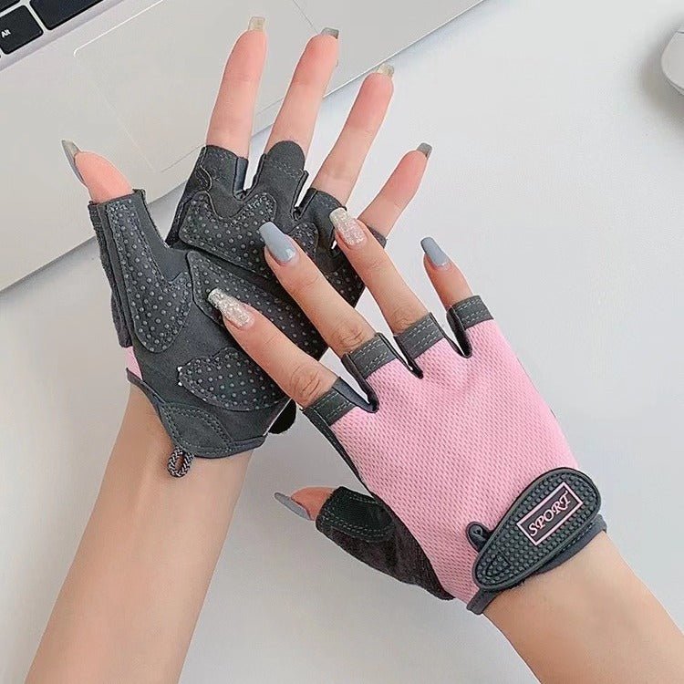 Yogcsde | Summer Half-Finger Training Gloves for Men & Women – Lightweight Design for Fitness, Cycling & Yoga
