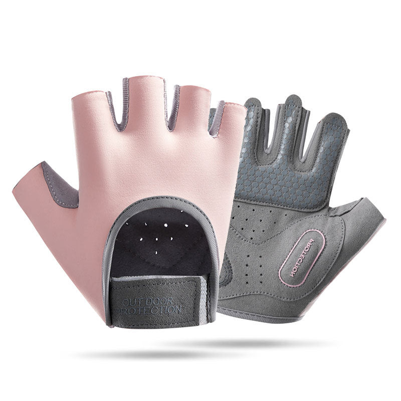 Yogcsde | Lightweight Half-Finger Fitness Gloves for Men & Women – Breathable Grip Design