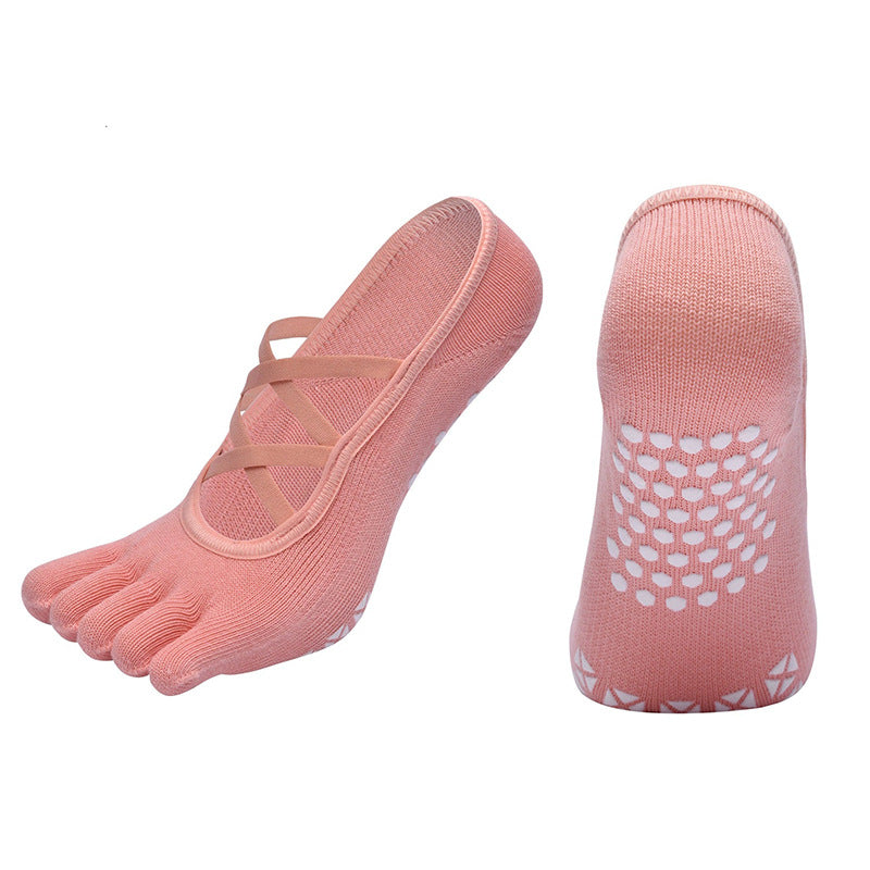 Yogcsde | Women’s Summer Five-Toe Yoga Socks – Lightweight Design for Pilates & Indoor Fitness