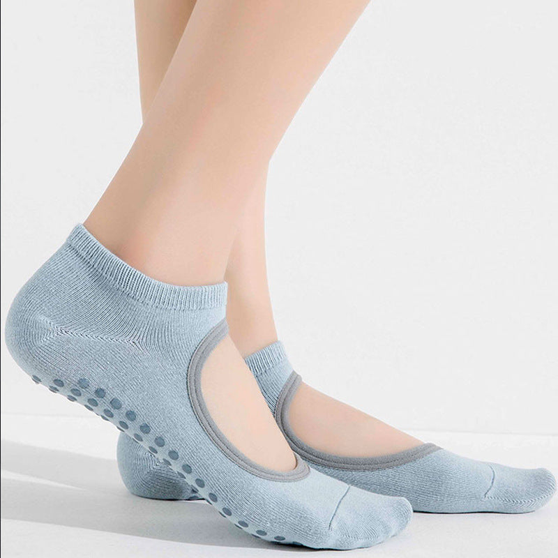 Yogcsde | Women’s Spring & Summer Open-Back Yoga Socks – Lightweight Design for Pilates, Dance & Indoor Fitness