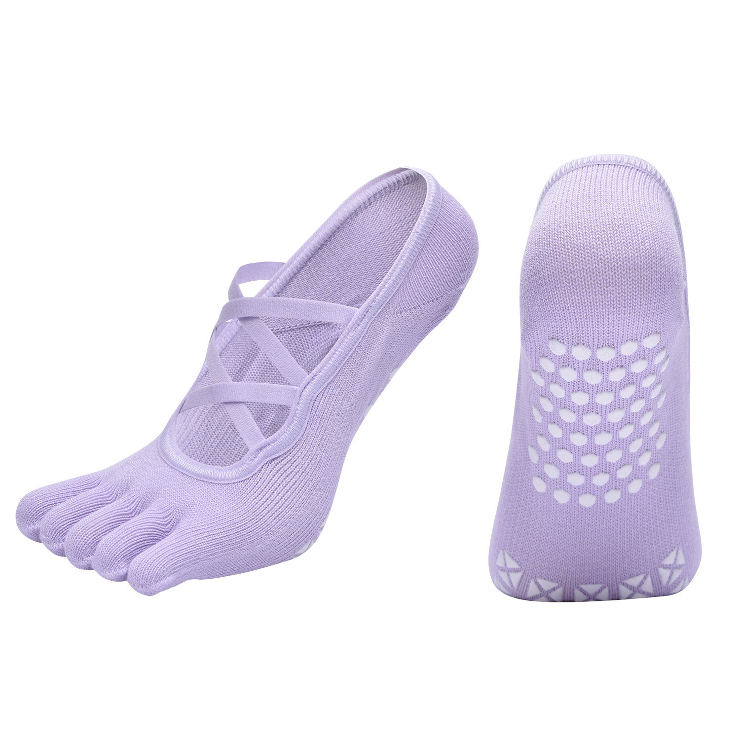 Yogcsde | Women’s Summer Five-Toe Yoga Socks – Lightweight Design for Pilates & Indoor Fitness