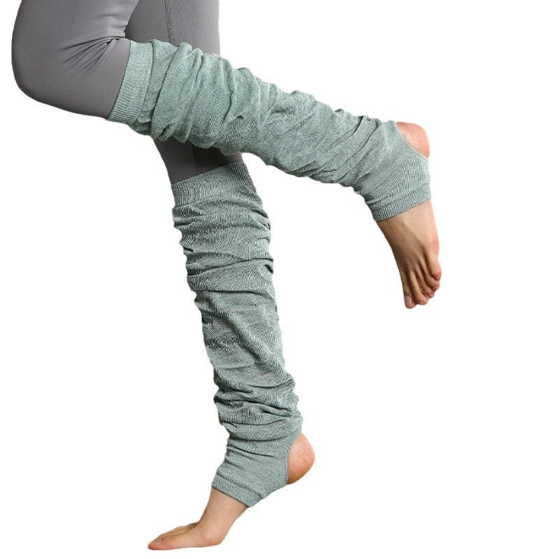 Yogcsde | Women's Over-The-Knee Long-Tube Yoga Socks, Breathable Warm Pilates Socks