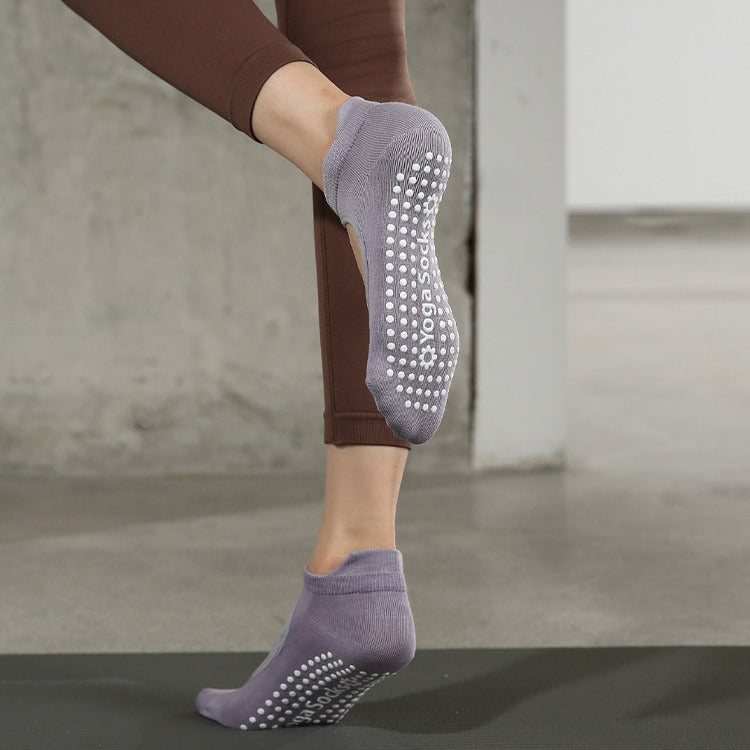 Yogcsde | Women’s Spring & Summer Open-Back Yoga Socks – Lightweight Design for Beginner Pilates & Dance Practice