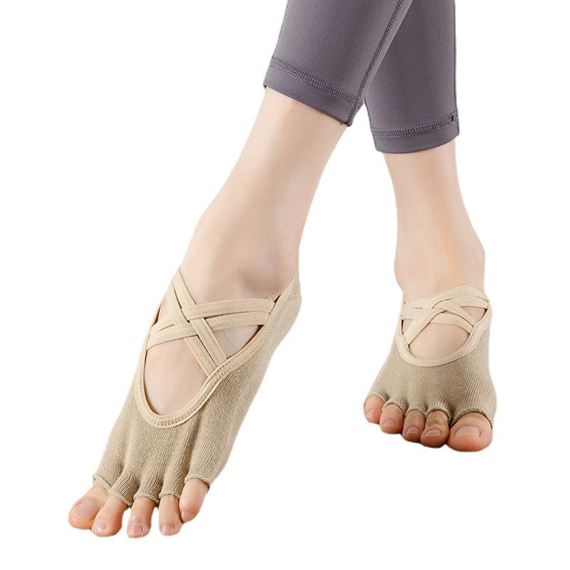 Yogcsde | Women’s Five-Toe Split-Toe Yoga Socks – Lightweight Design for Beginner Pilates & Indoor Fitness