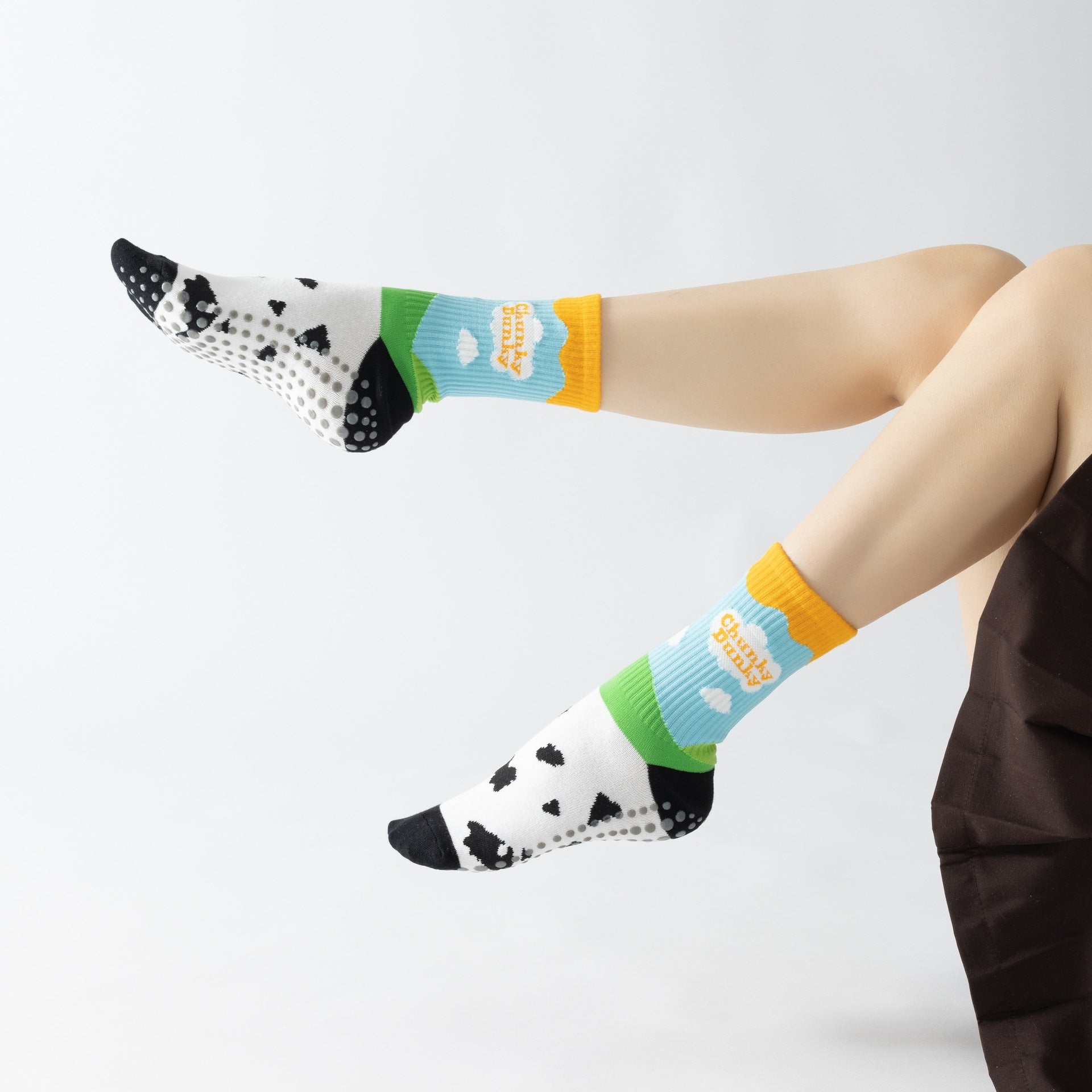 Yogcsde | Trendy Graffiti Yoga Socks for Women, Stylish Pilates and Calf Socks for Modern Fitness