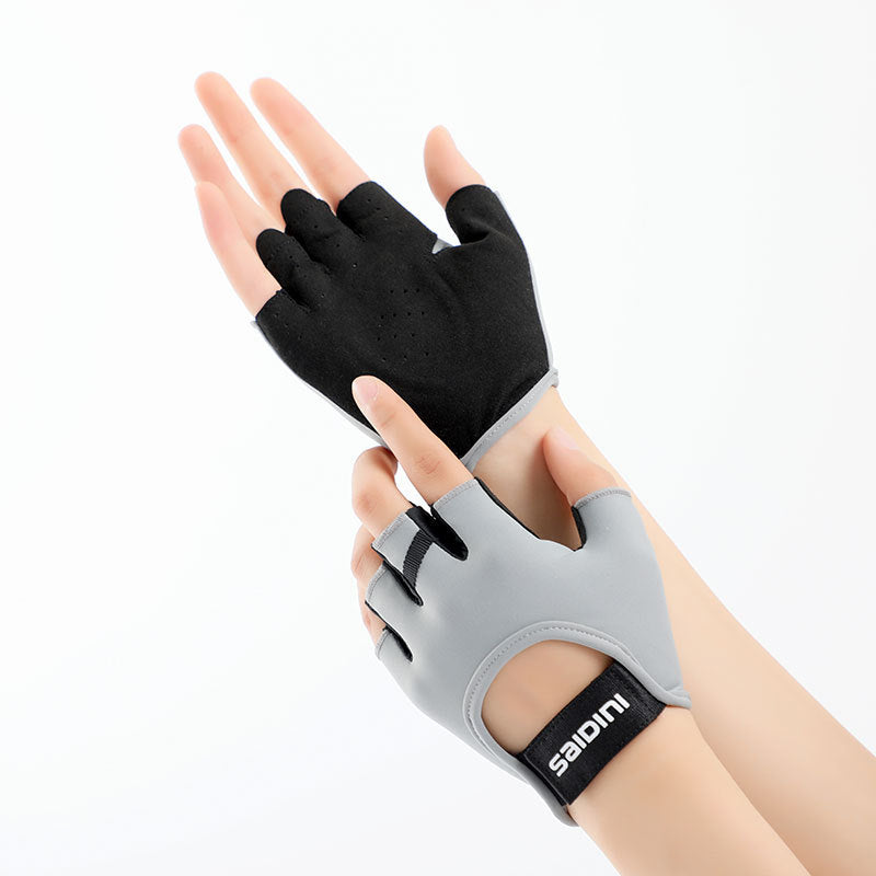 Yogcsde | Lightweight Half-Finger Fitness Gloves for Men & Women – Breathable Grip Design