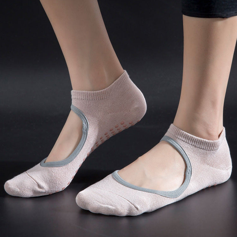 Yogcsde | Women’s Spring & Summer Open-Back Yoga Socks – Lightweight Design for Pilates, Dance & Indoor Fitness