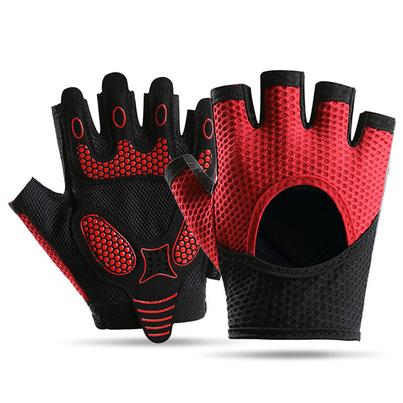 Yogcsde | Lightweight Half-Finger Fitness Gloves for Men & Women – Breathable Grip Design