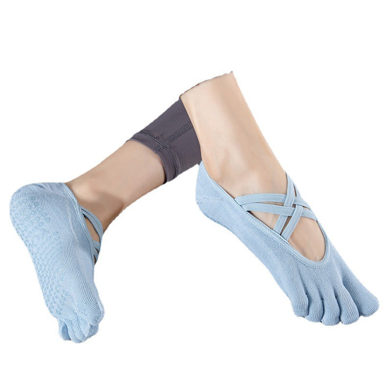 Yogcsde | Women’s Summer Toe Yoga Socks – Lightweight Design for Pilates & Indoor Fitness