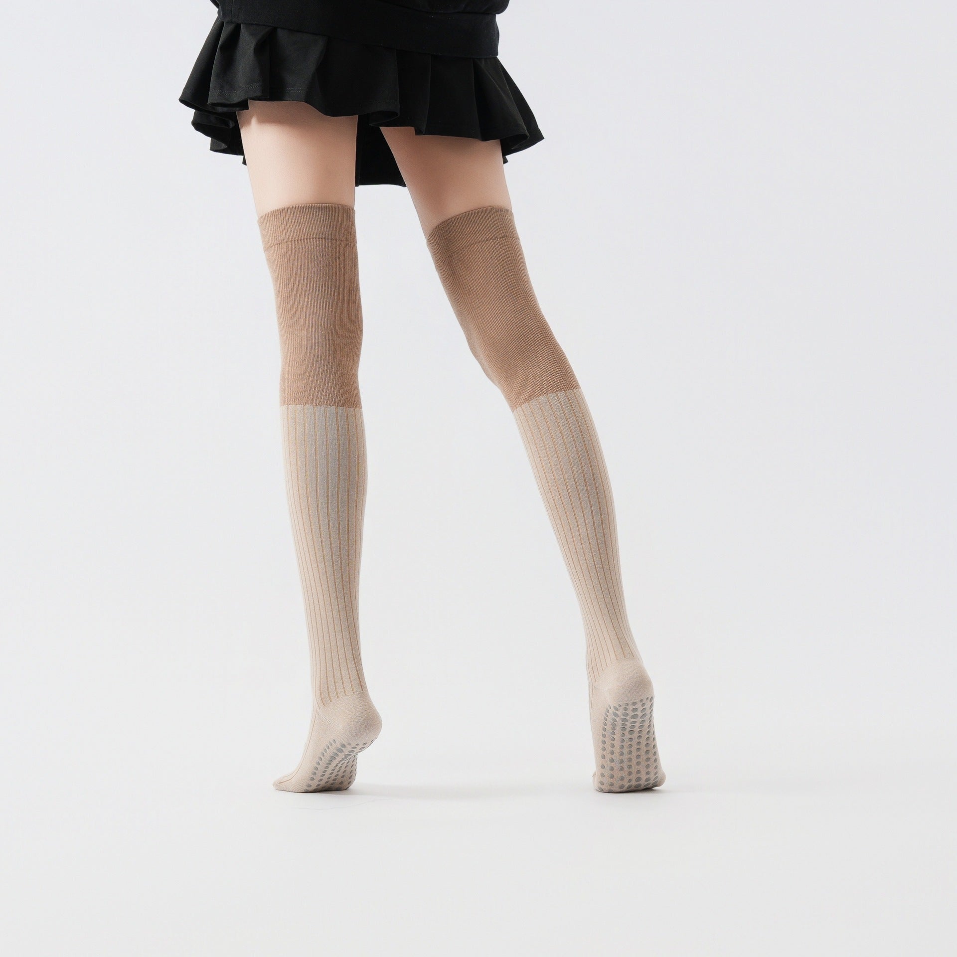 Yogcsde | Women's Autumn & Winter Over-The-Knee Compression Yoga Socks, Non-Slip Slimming Pilates Socks