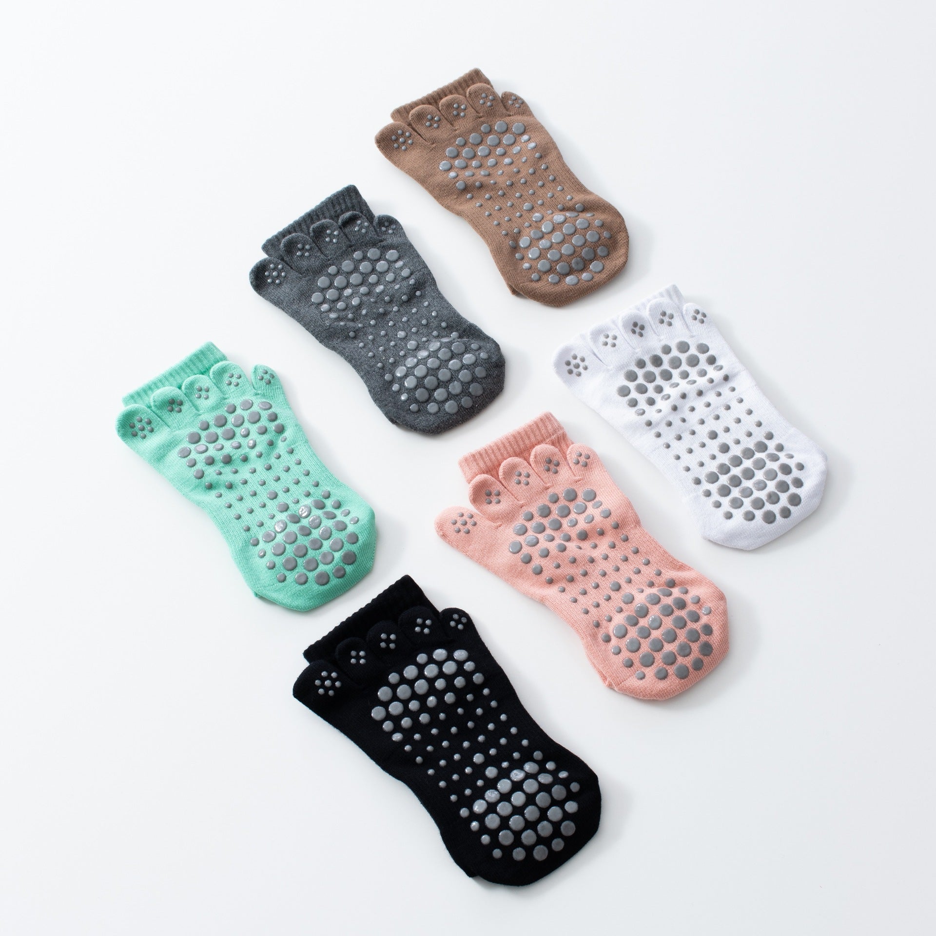 Yogcsde | Women’s Five-Toe Parallel-Bar Style Yoga Socks – Lightweight Autumn Pilates & Indoor Fitness Socks