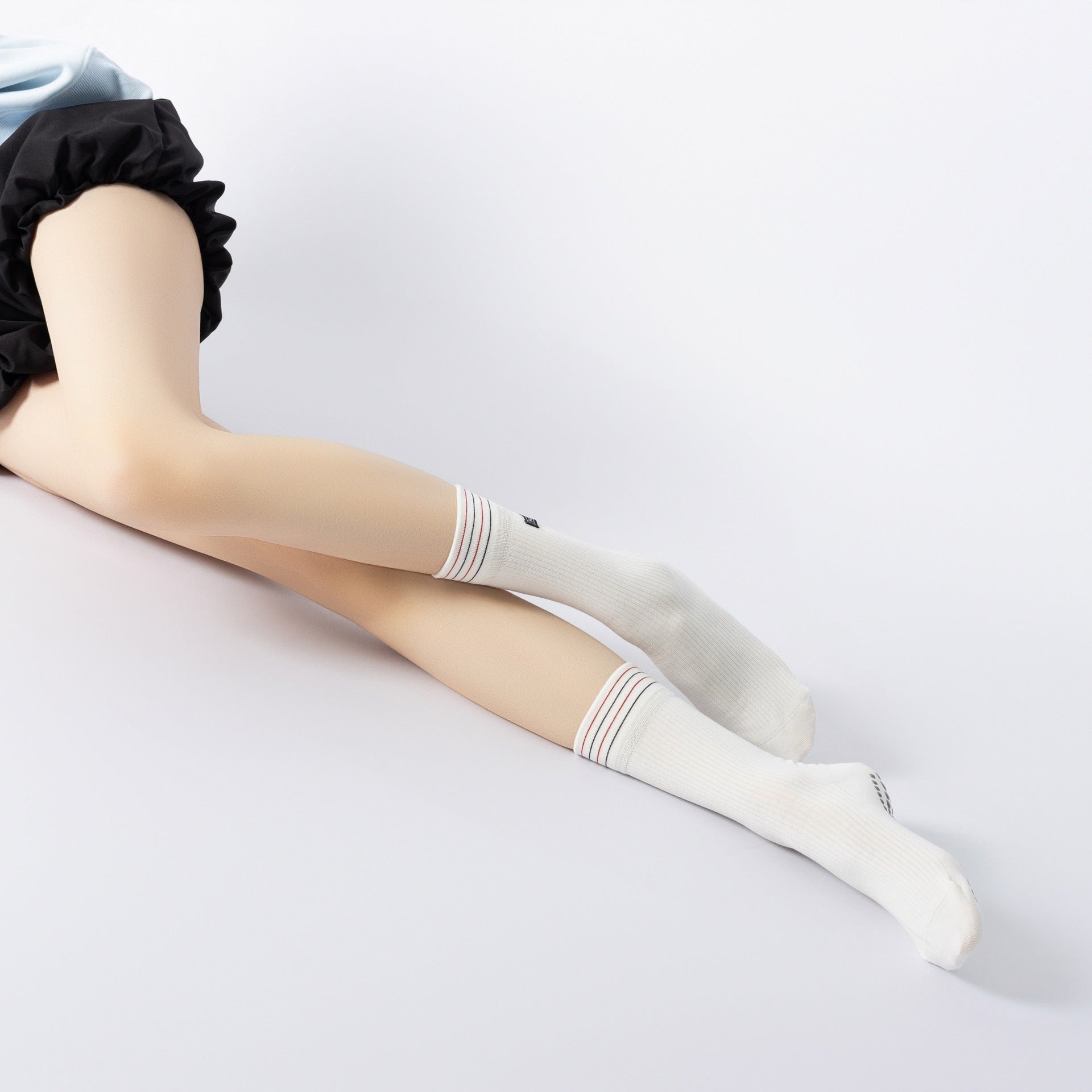 Yogcsde | Women's Spring Two-Tone Yoga Socks, Breathable Non-Slip Dance and Fitness Socks