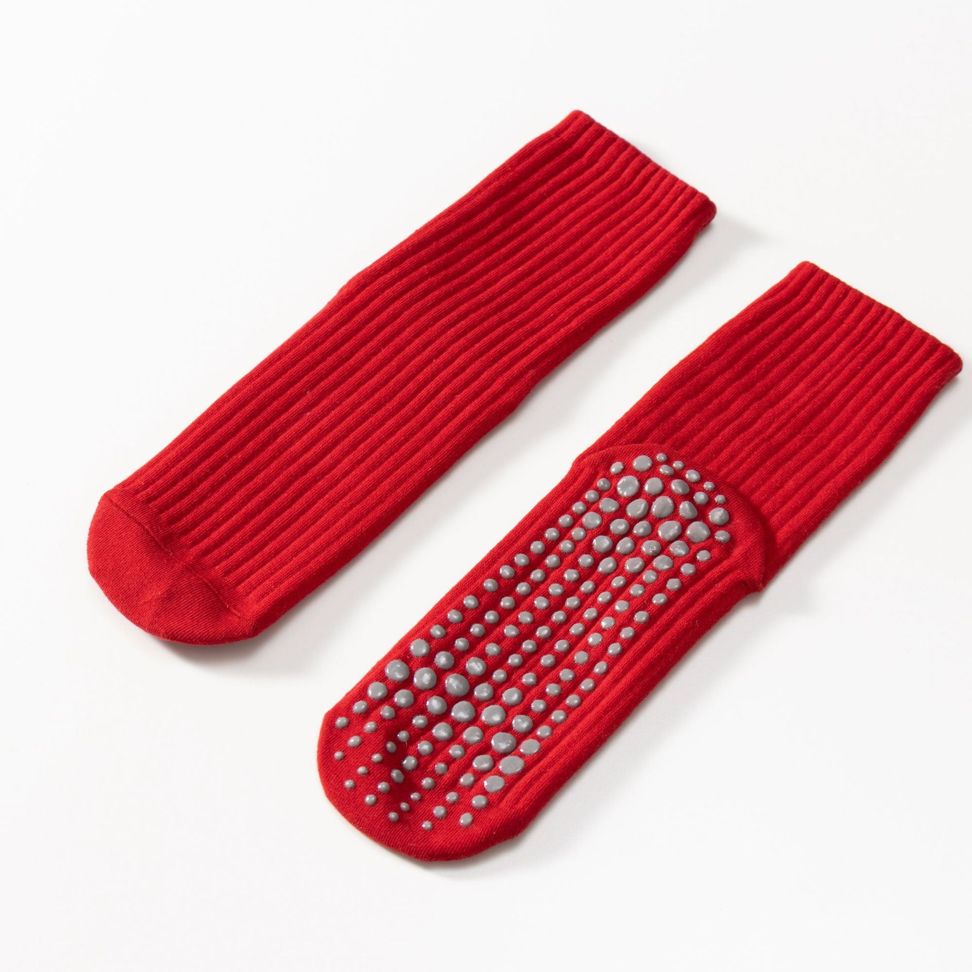 Yogcsde | Women's Zodiac Red Yoga Socks, Non-Slip Compression Pilates Socks for Good Luck