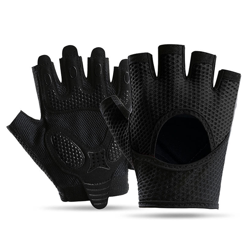 Yogcsde | Lightweight Half-Finger Fitness Gloves for Men & Women – Breathable Grip Design