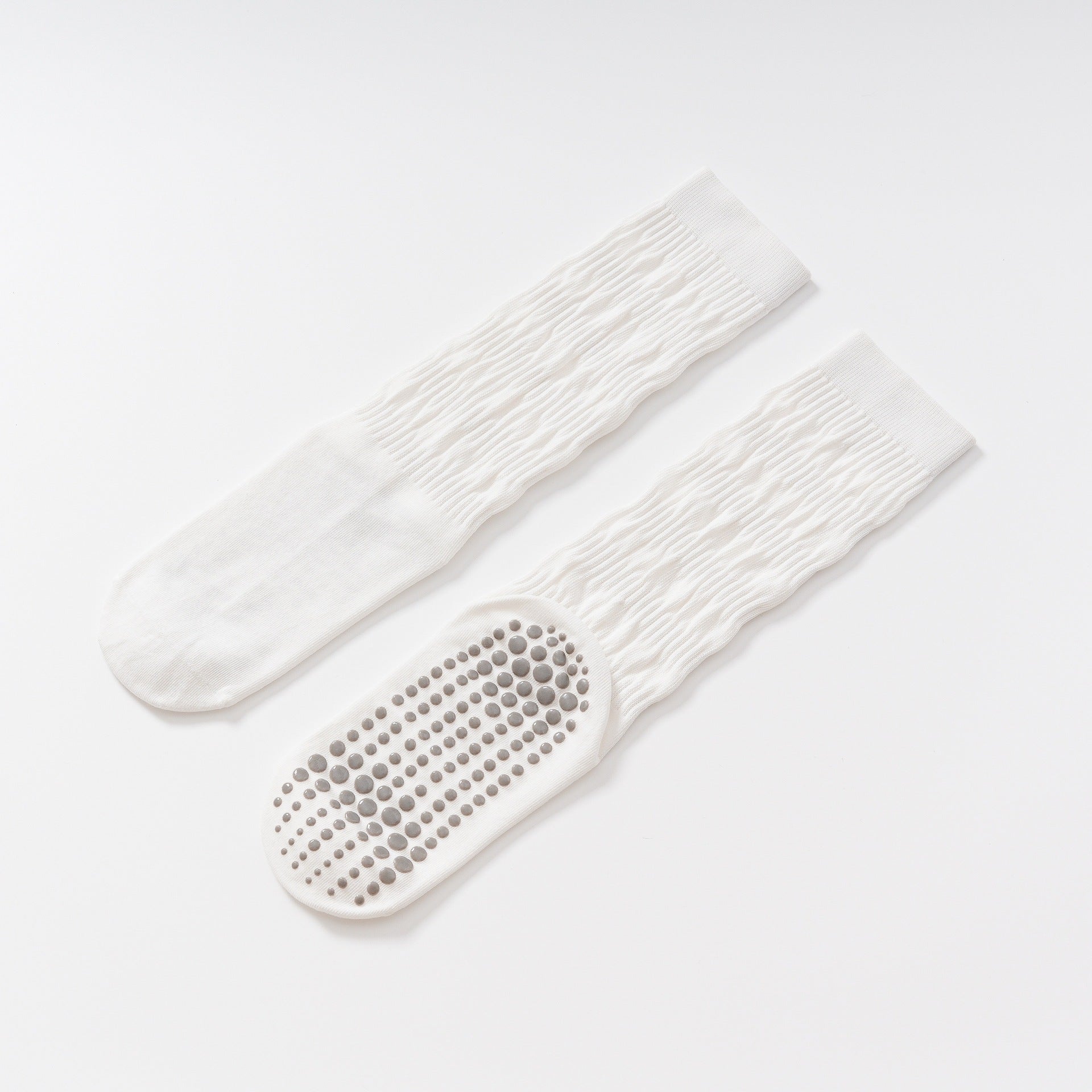 Yogcsde | Women's Autumn Maillard-Colored Yoga Socks, Non-Slip Fitness Socks for Indoor Workouts